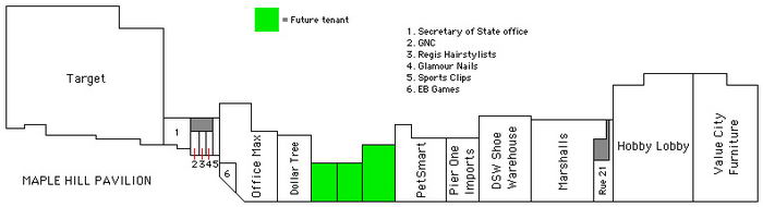 Maple Hill Mall (AKA Maple Hill Pavillion) - From Bob P (newer photo)